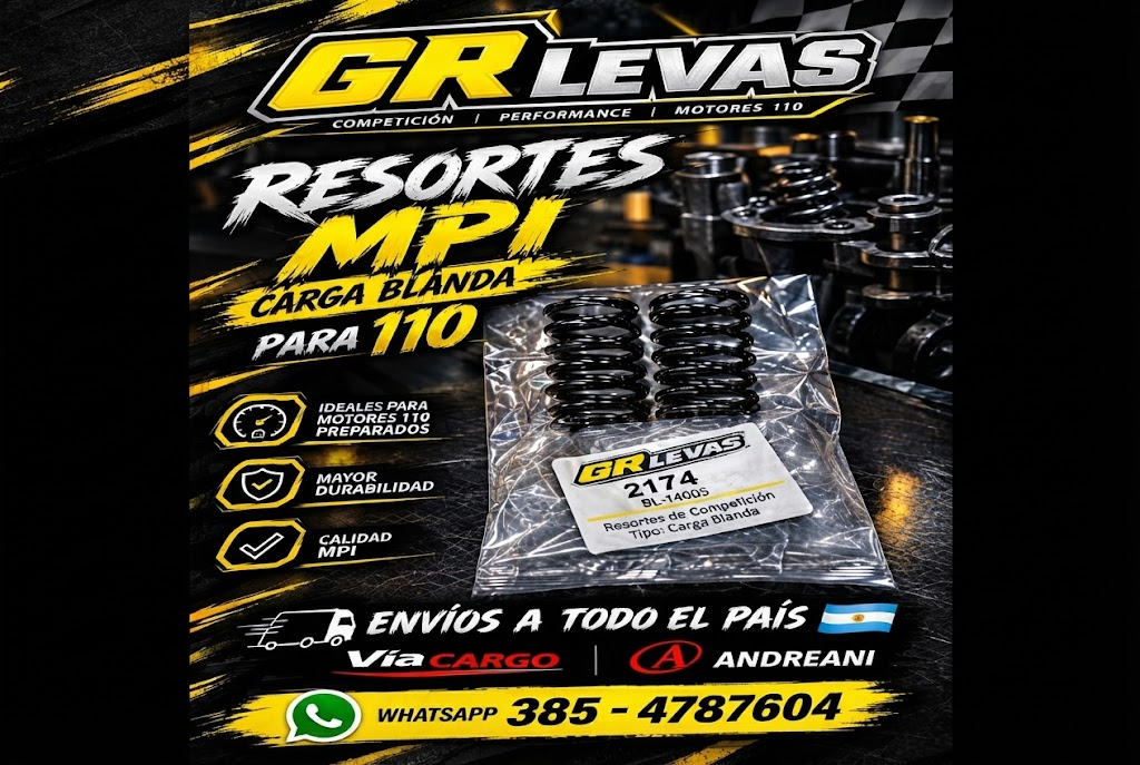Resortes MPI CARGA BLANDA 110