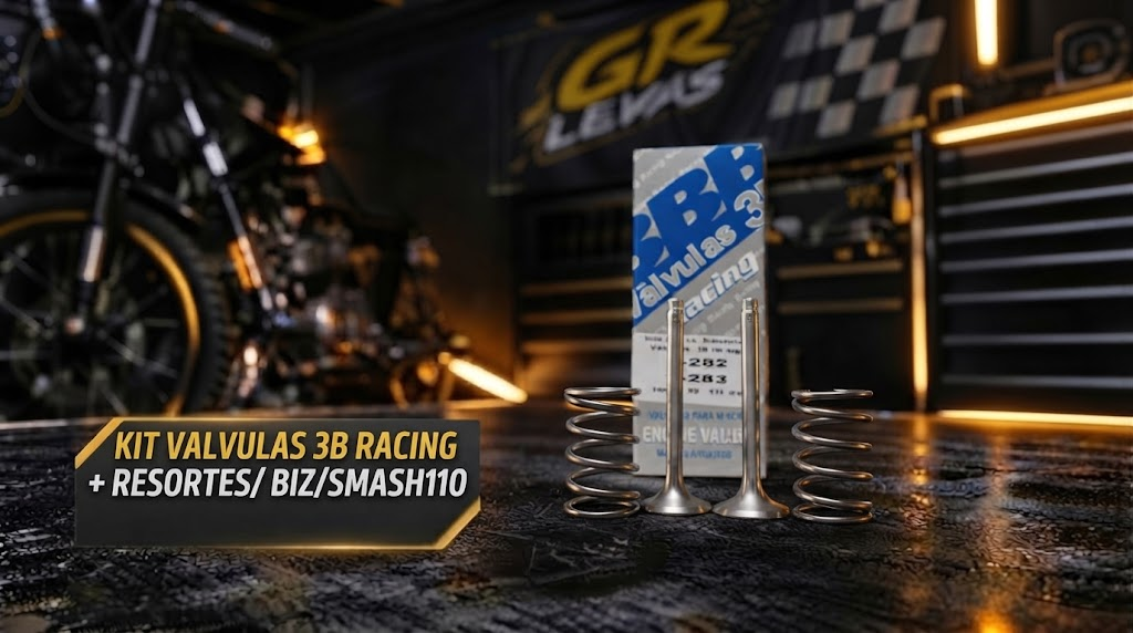 KIT VALVULAS 3B RACING + RESORTES/ BIZ/SMASH110